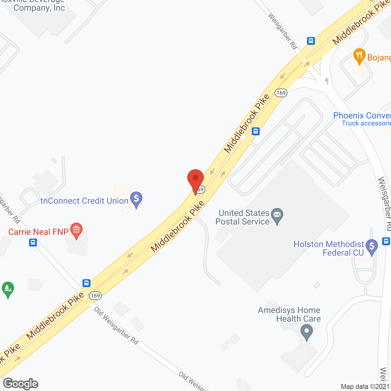 Map of the neighborhood around West Hills Health & Rehab
