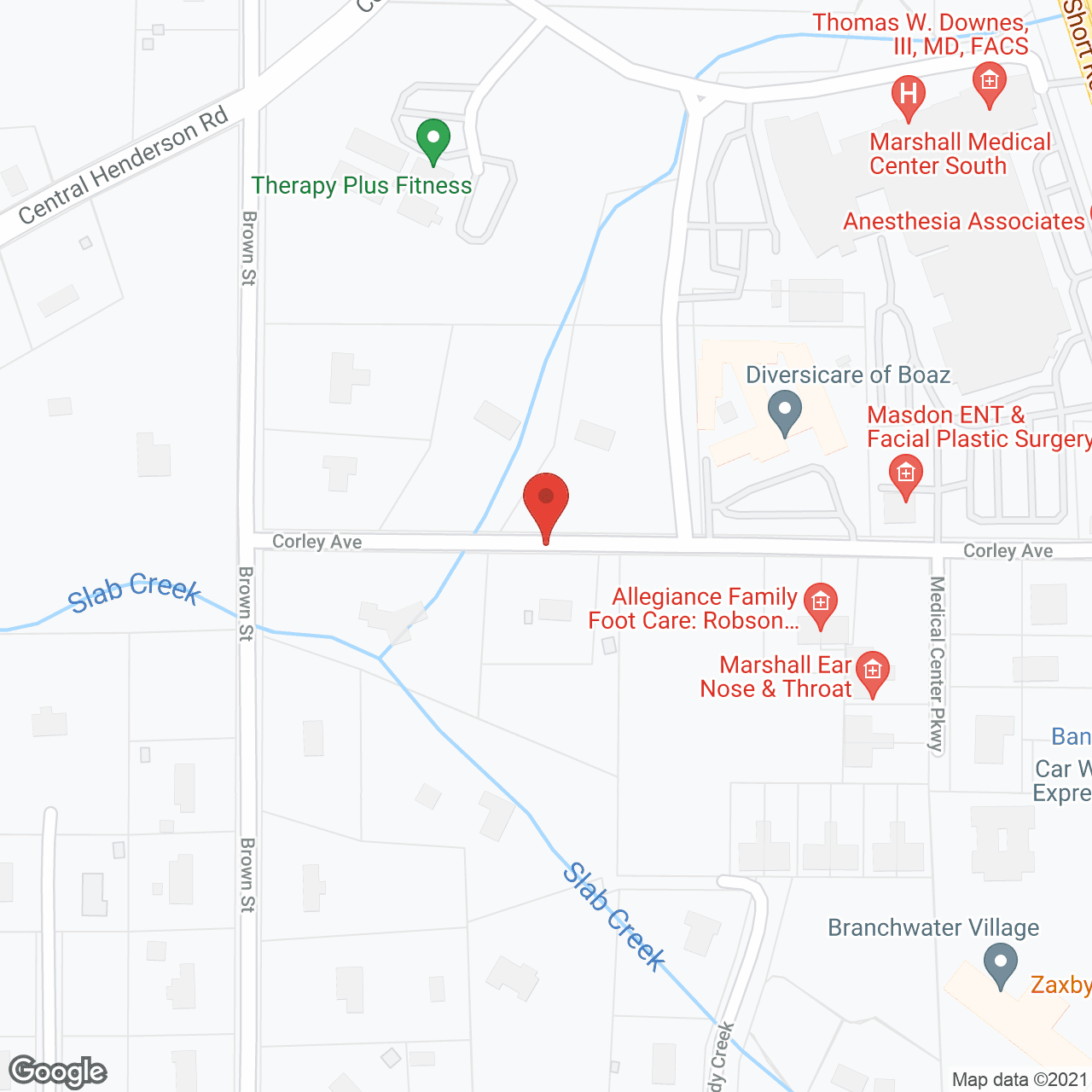 Map of the neighborhood around Golden LivingCenter - Boaz