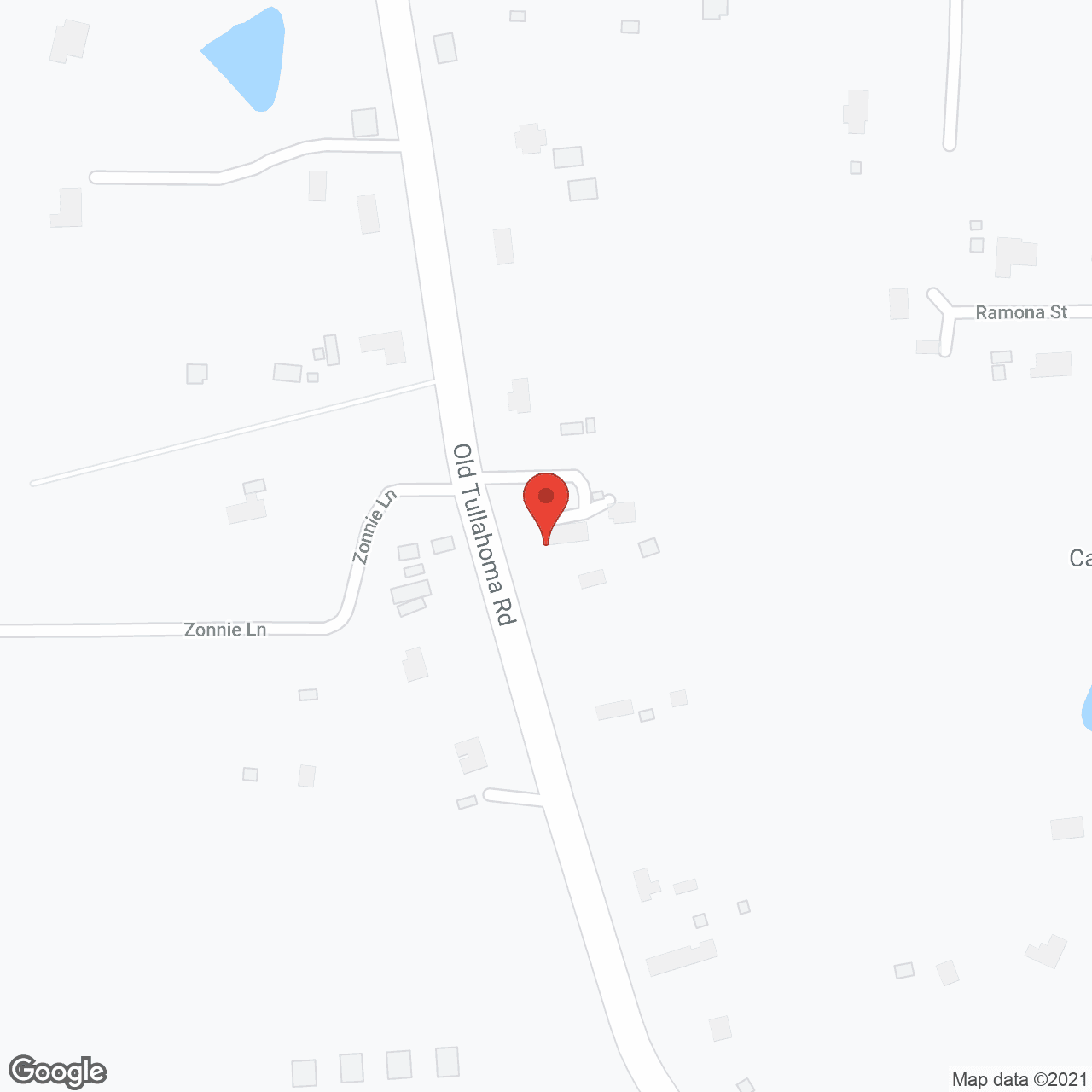 Map of the neighborhood around Laurel Oaks Retirement Home
