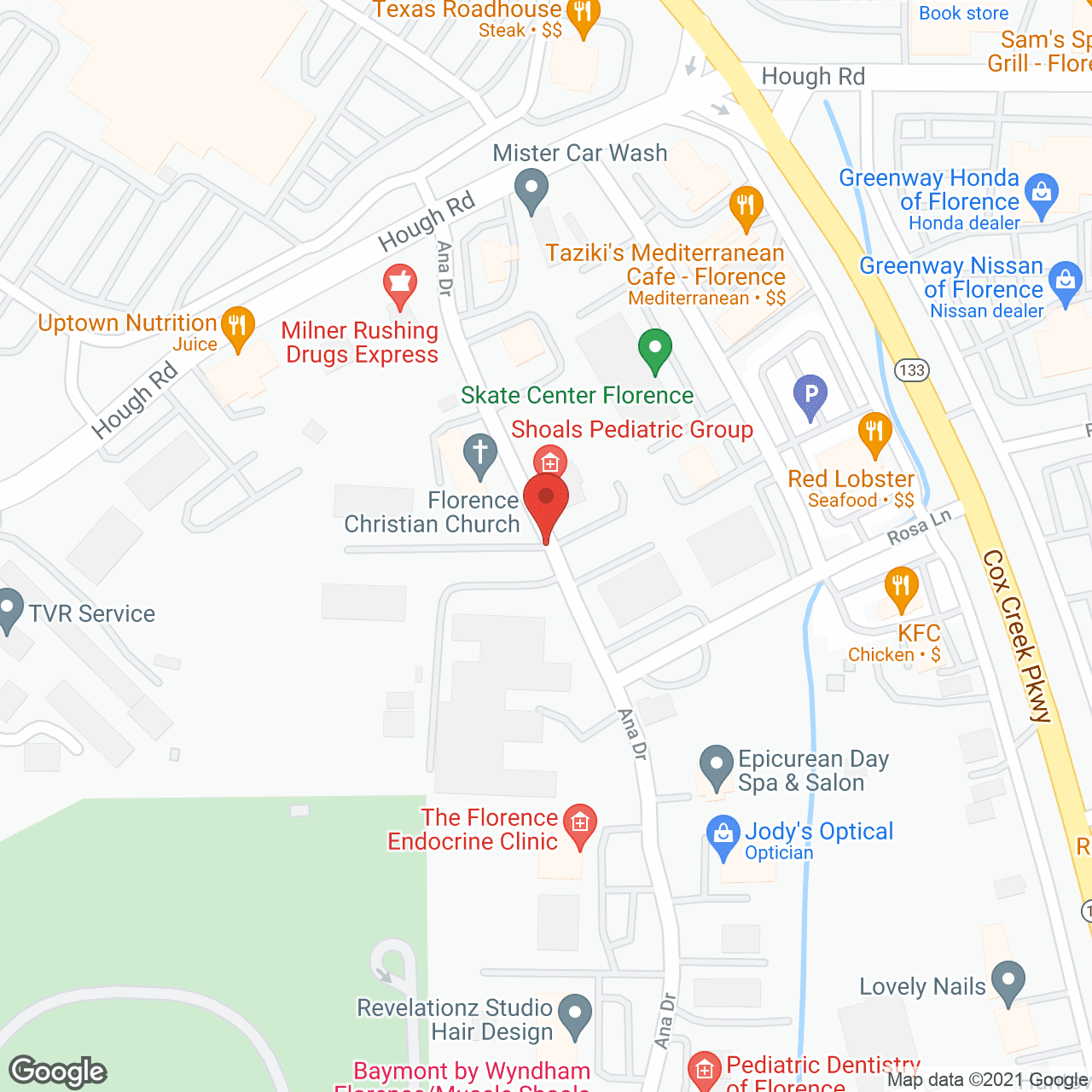 Map of the neighborhood around The Hilltop #2
