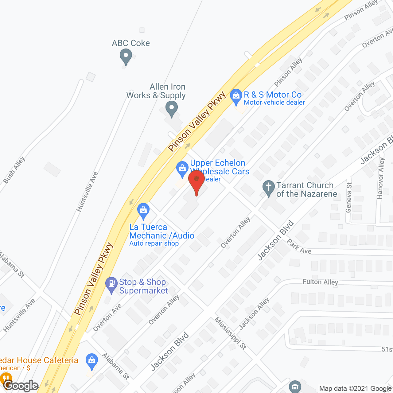 Map of the neighborhood around Presbyterian Manor Apartments