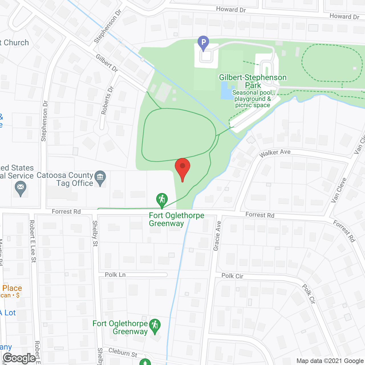 Map of the neighborhood around SHADY REST GROUP CARE HOME