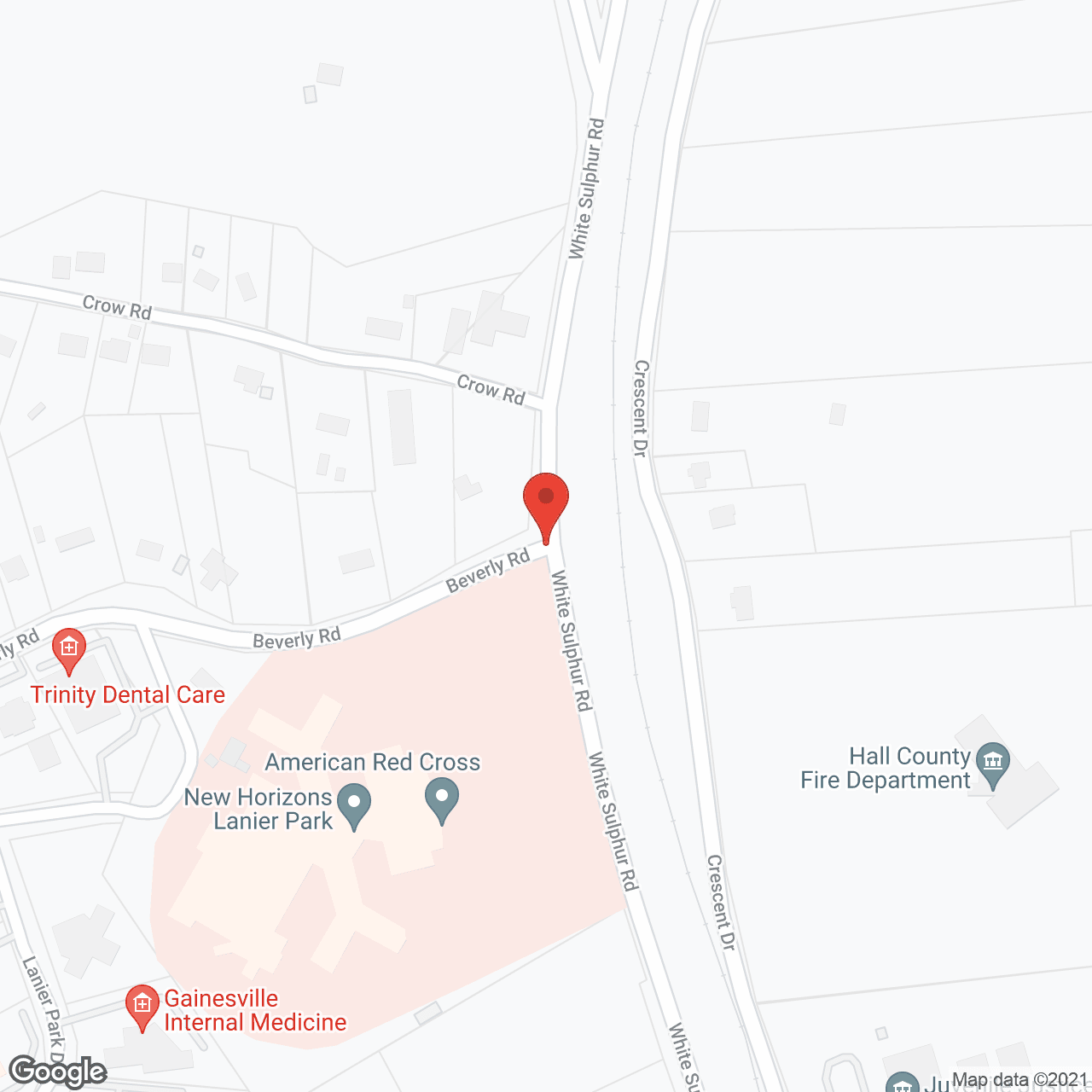Map of the neighborhood around New Horizon's North