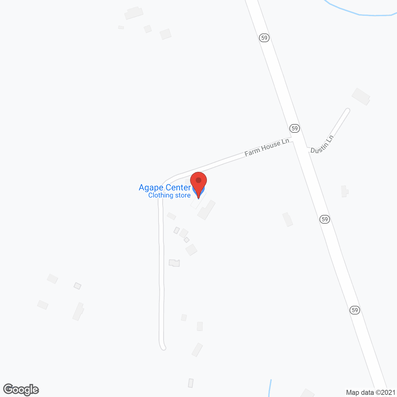 Map of the neighborhood around Country Care