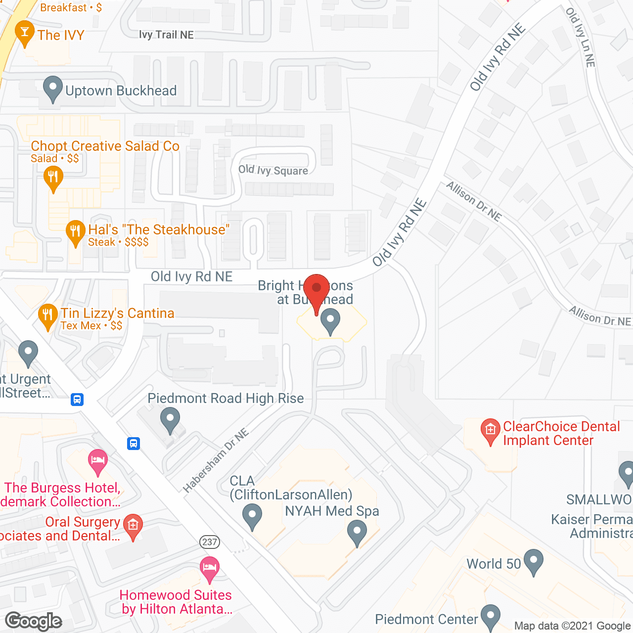 Map of the neighborhood around Guardian Foundation Inc