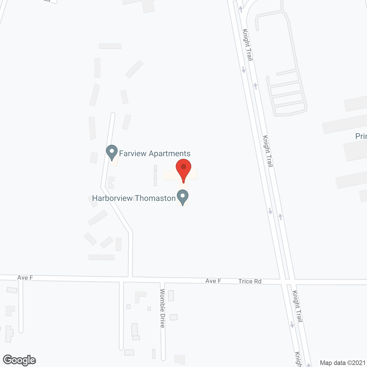 Map of the neighborhood around Golden LivingCenter - Thomaston
