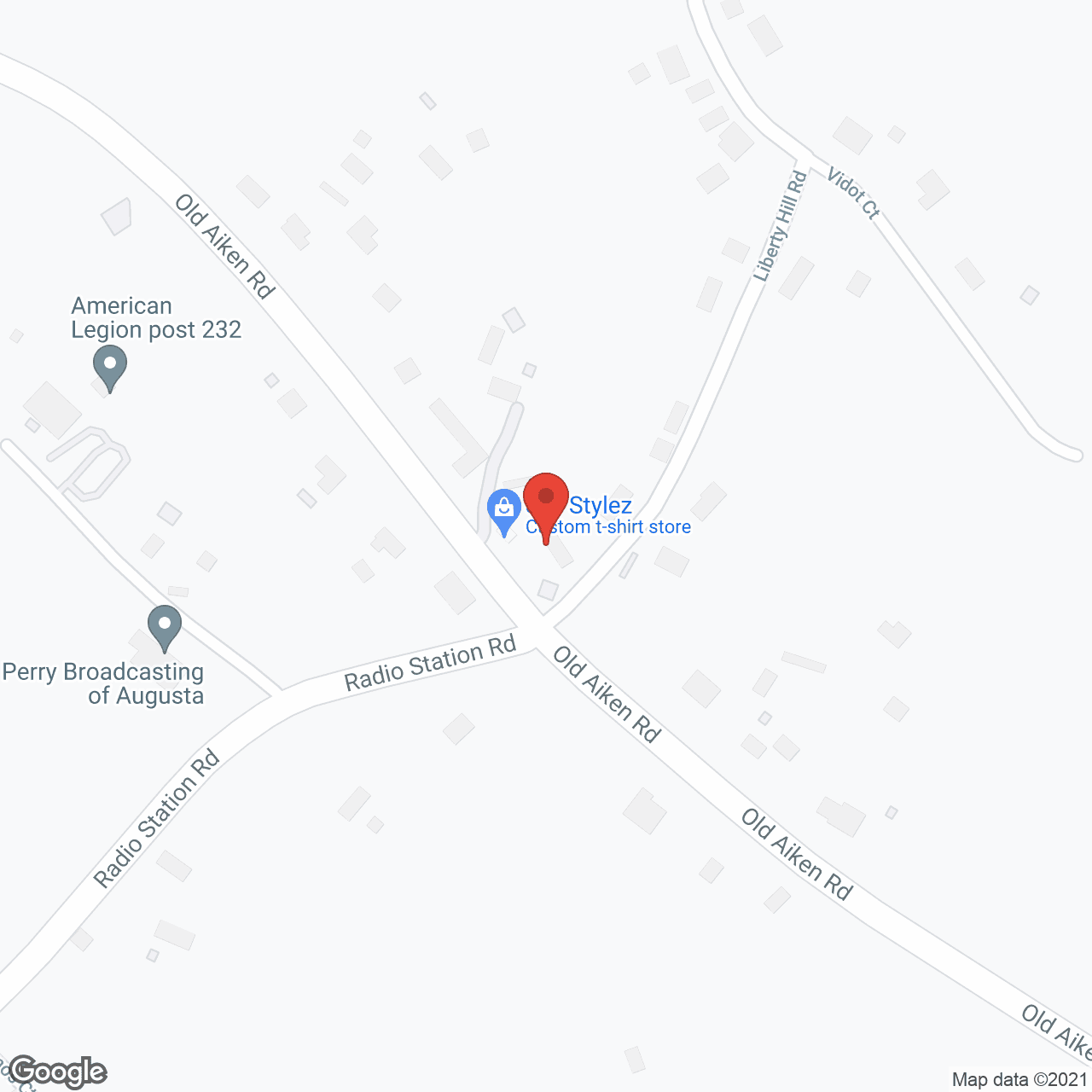 Map of the neighborhood around Aldrich's Community Care Home