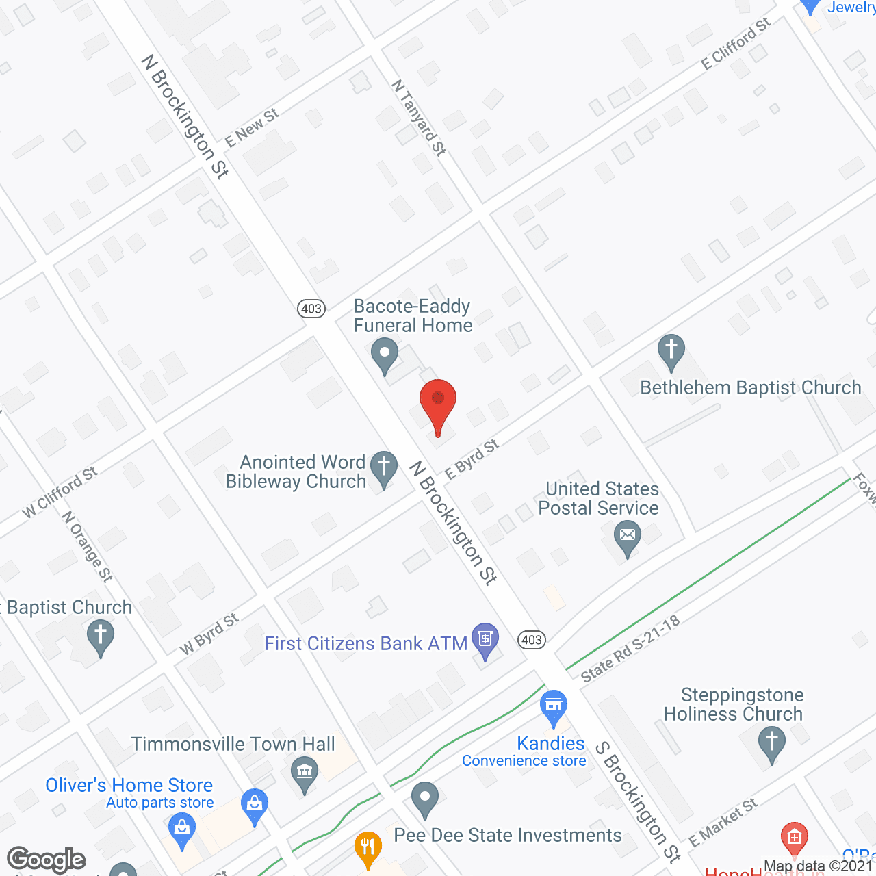 Map of the neighborhood around Beard Residential Care Facs