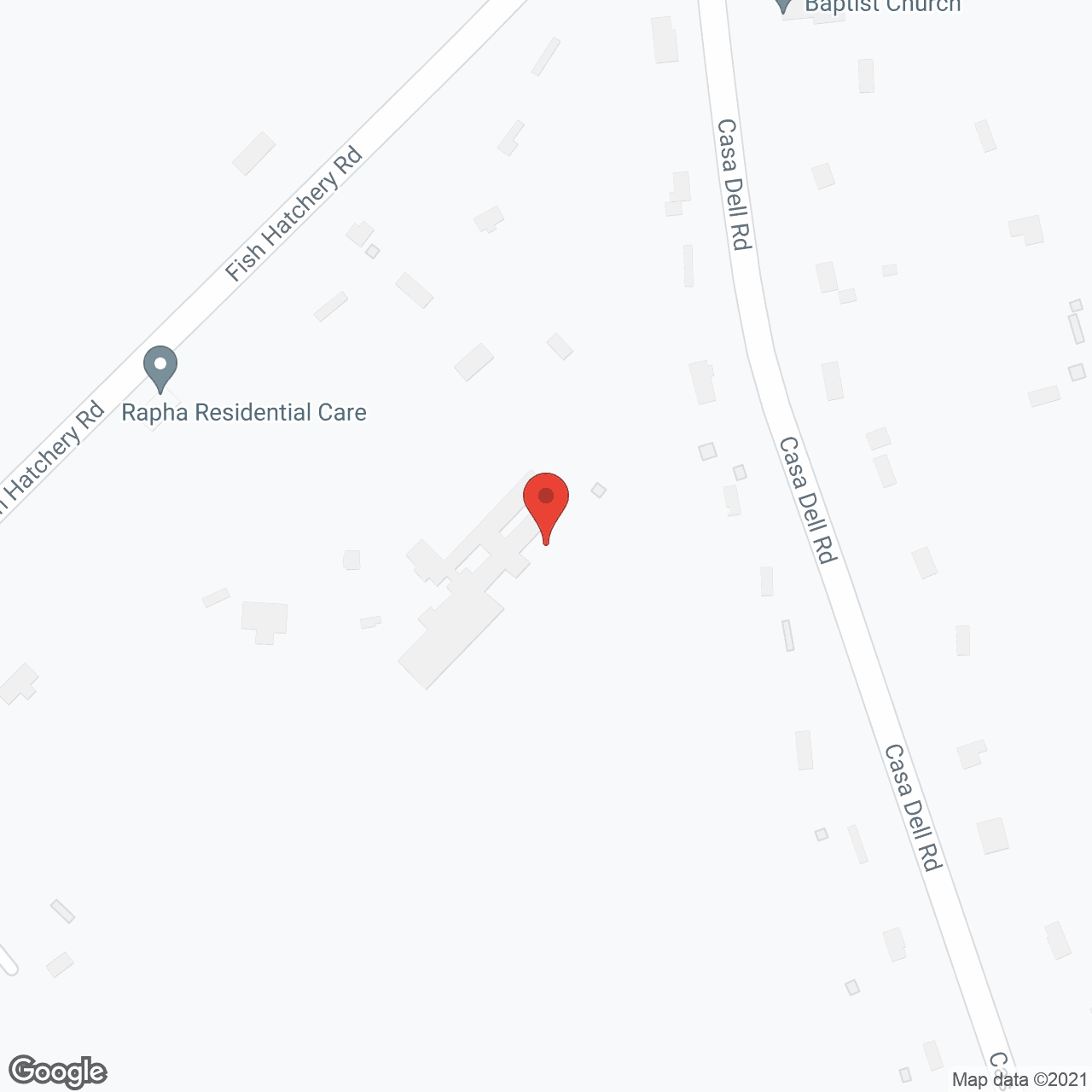 Map of the neighborhood around Highlands Senior Living Gaston