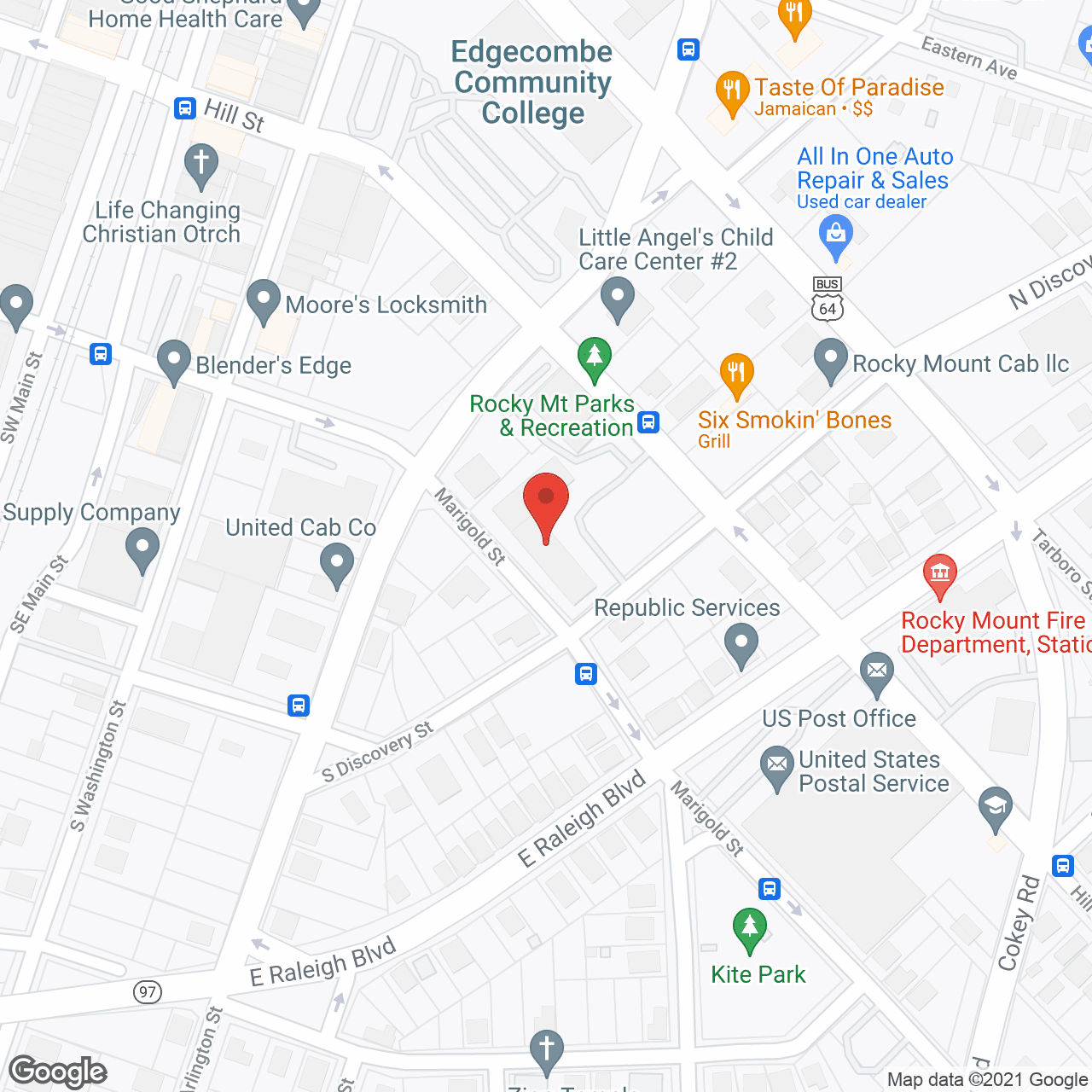 Map of the neighborhood around R M Wilson Apartments-Elderly