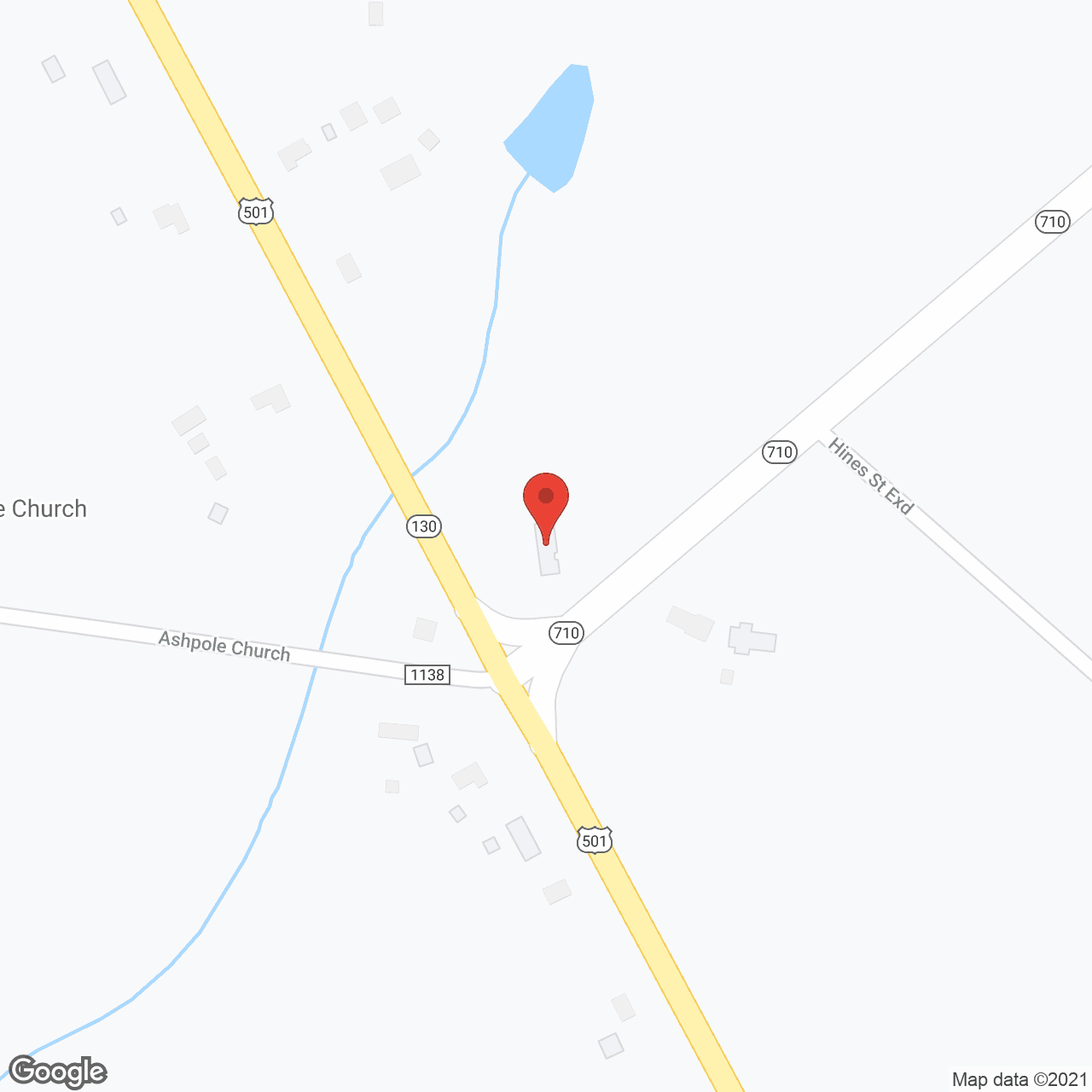 Map of the neighborhood around B and B Assisted Living # 1