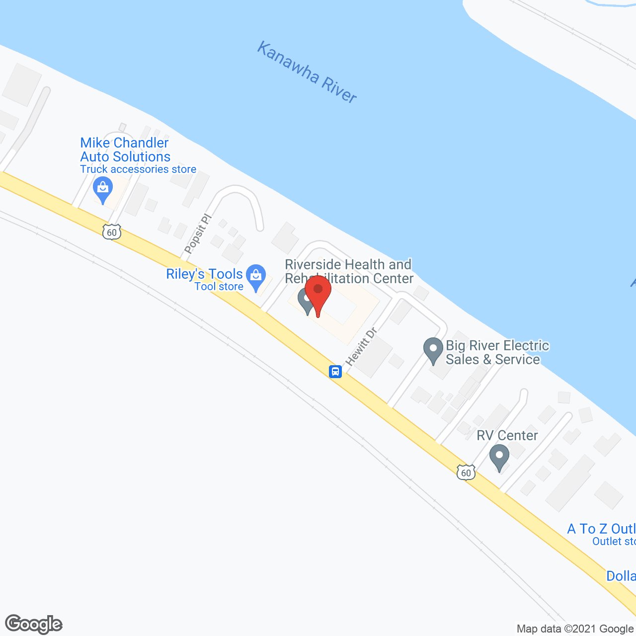Map of the neighborhood around Golden LivingCenter - Riverside