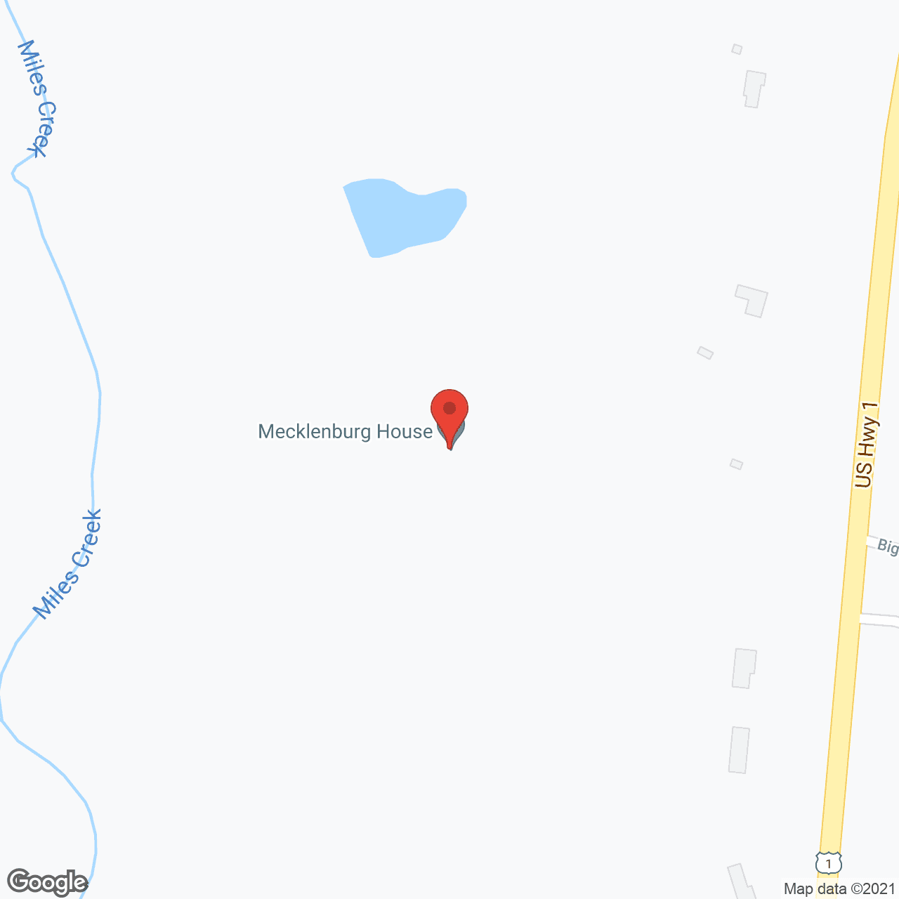 Map of the neighborhood around Mecklenburg House Retirement