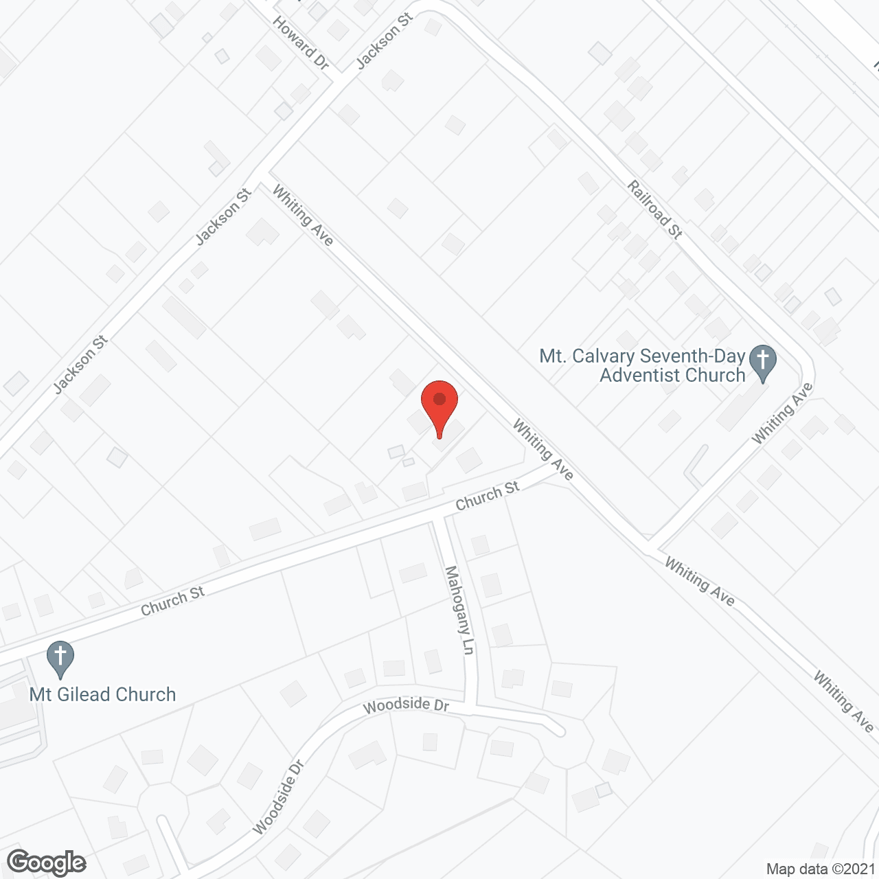 Map of the neighborhood around Buskey's Adult Home