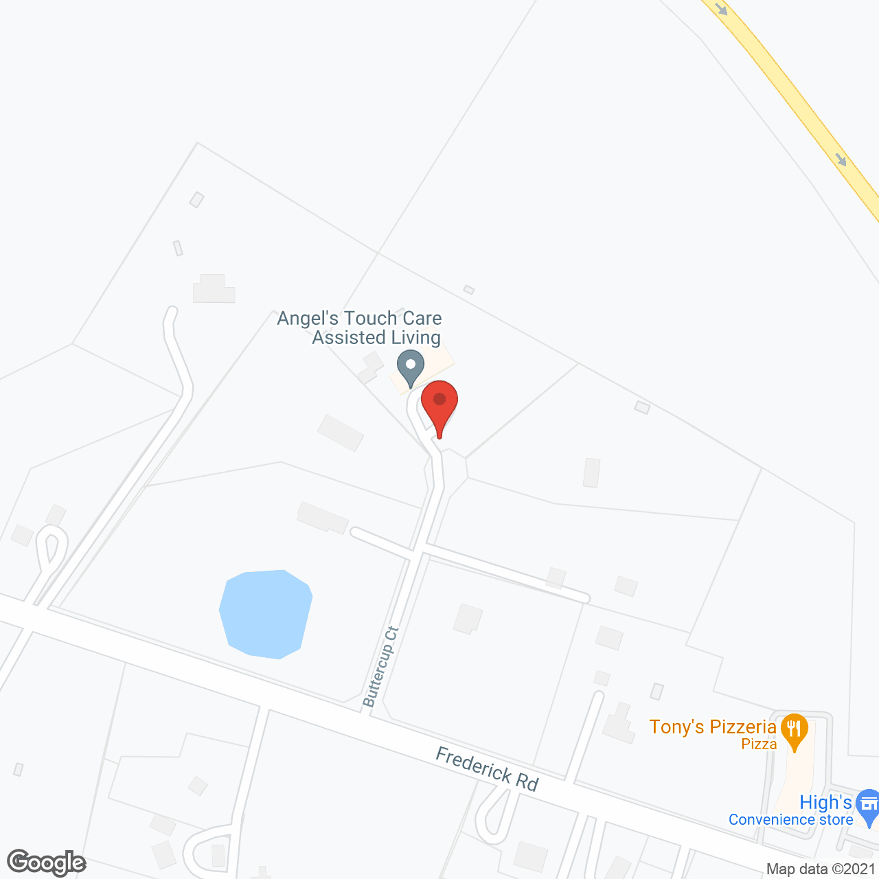 Map of the neighborhood around Angel's Touch Assisted Living