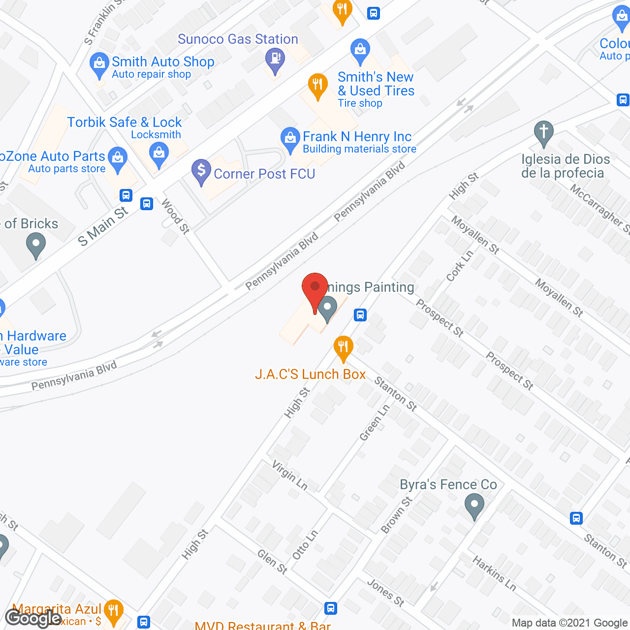 Map of the neighborhood around Valley View Terrace