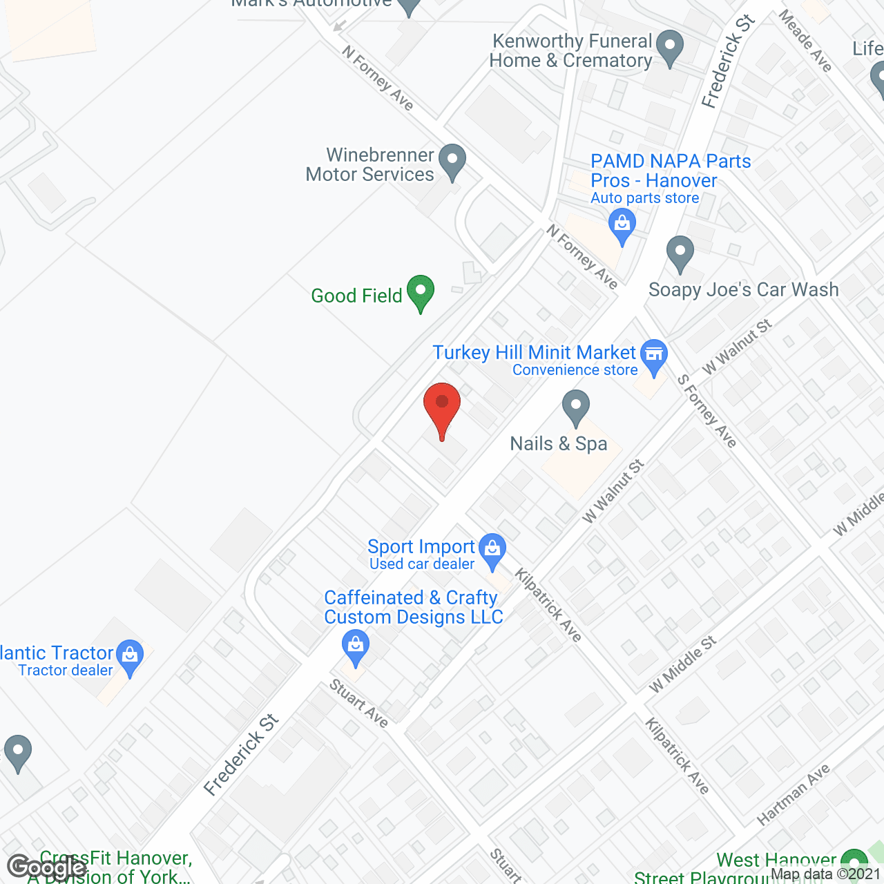 Map of the neighborhood around You First Personal Care