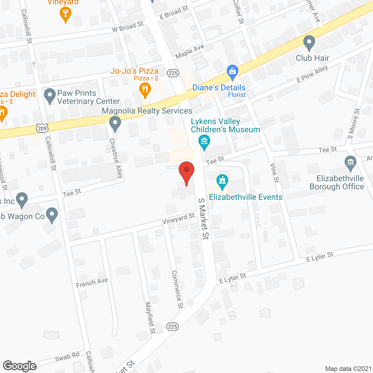Map of the neighborhood around Kepler Home Inc