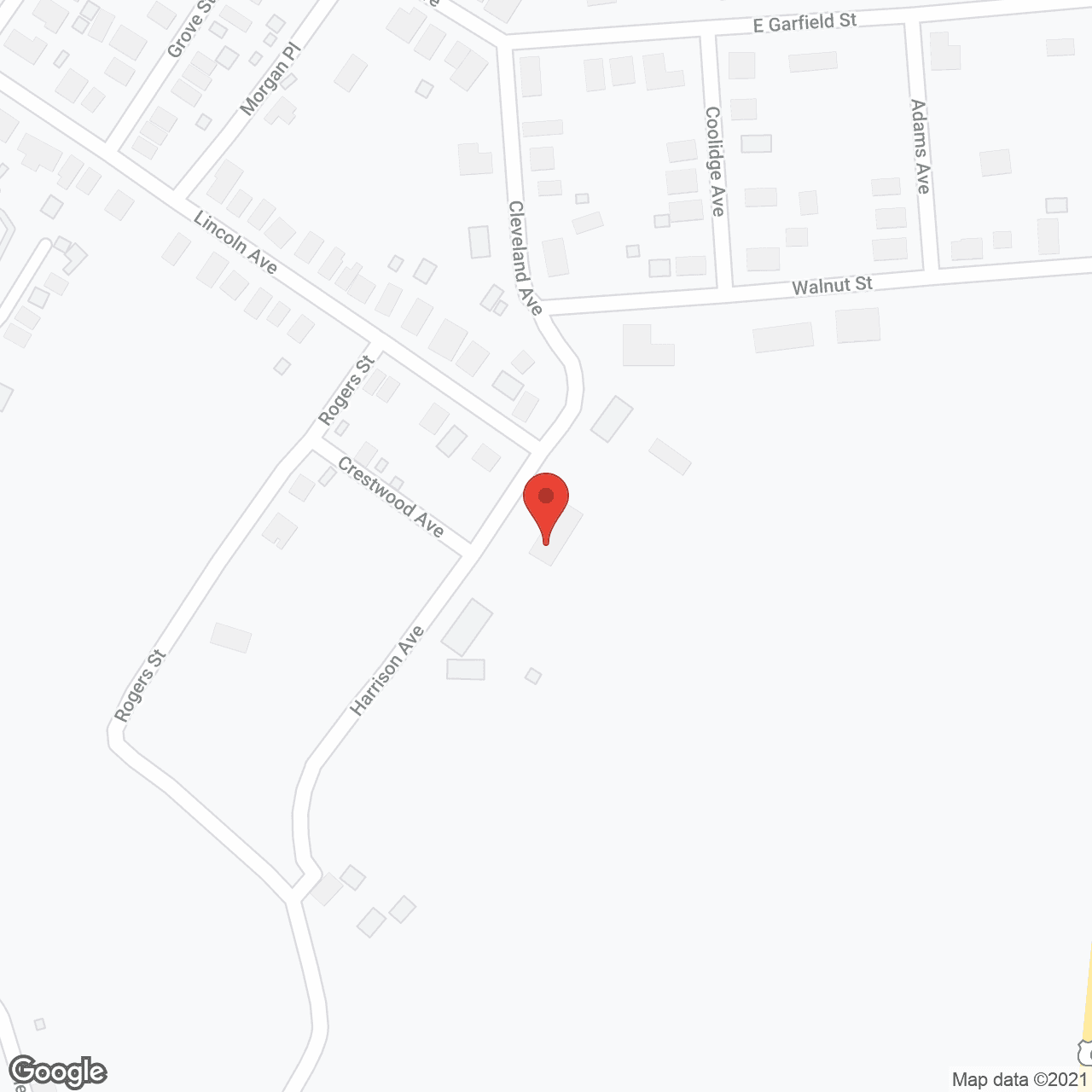 Map of the neighborhood around Lincoln View Manor