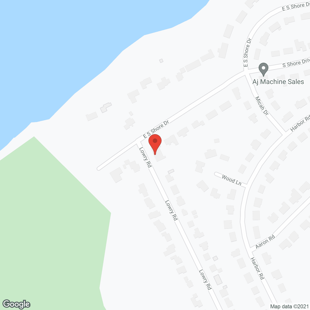 Map of the neighborhood around Shorehaven Personal Care Home