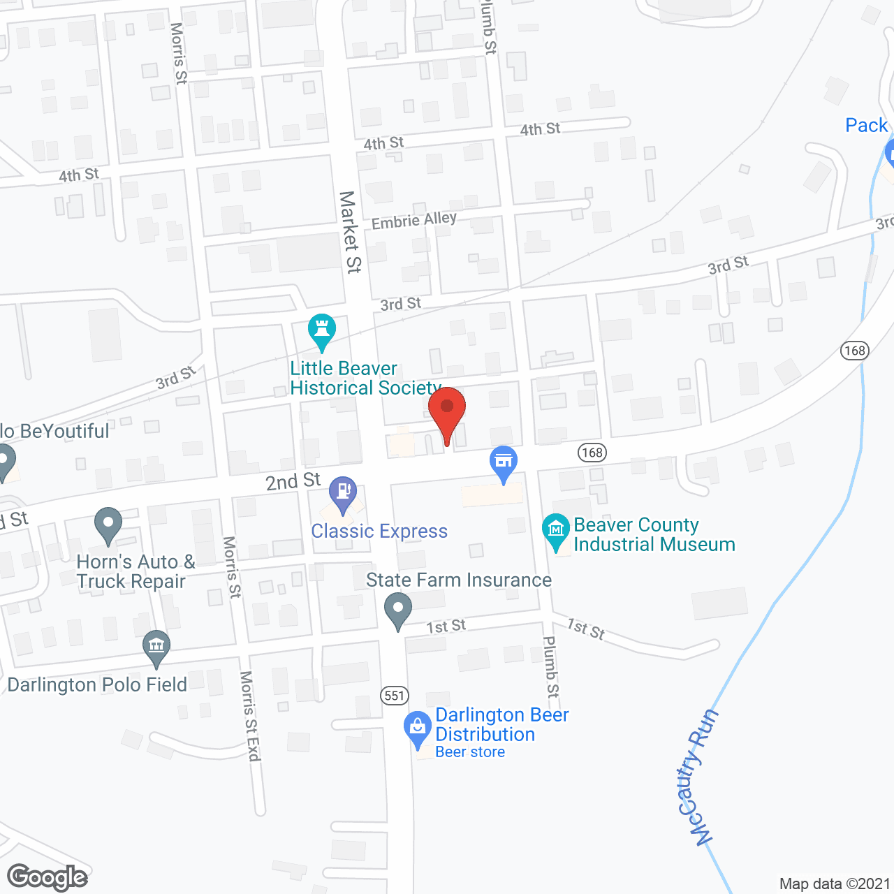 Map of the neighborhood around Lakeview Personal Care