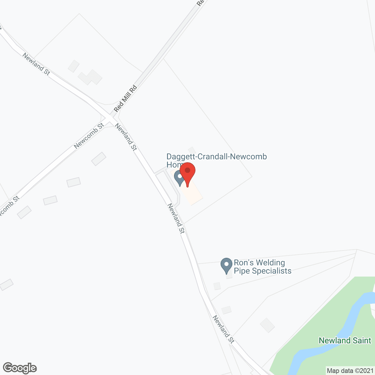 Map of the neighborhood around Daggett-Crandall-Newcomb Home