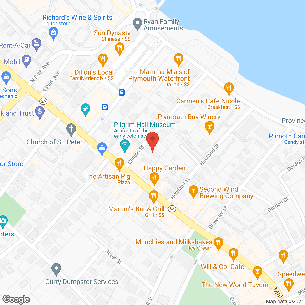 Map of the neighborhood around Chilton House Inc