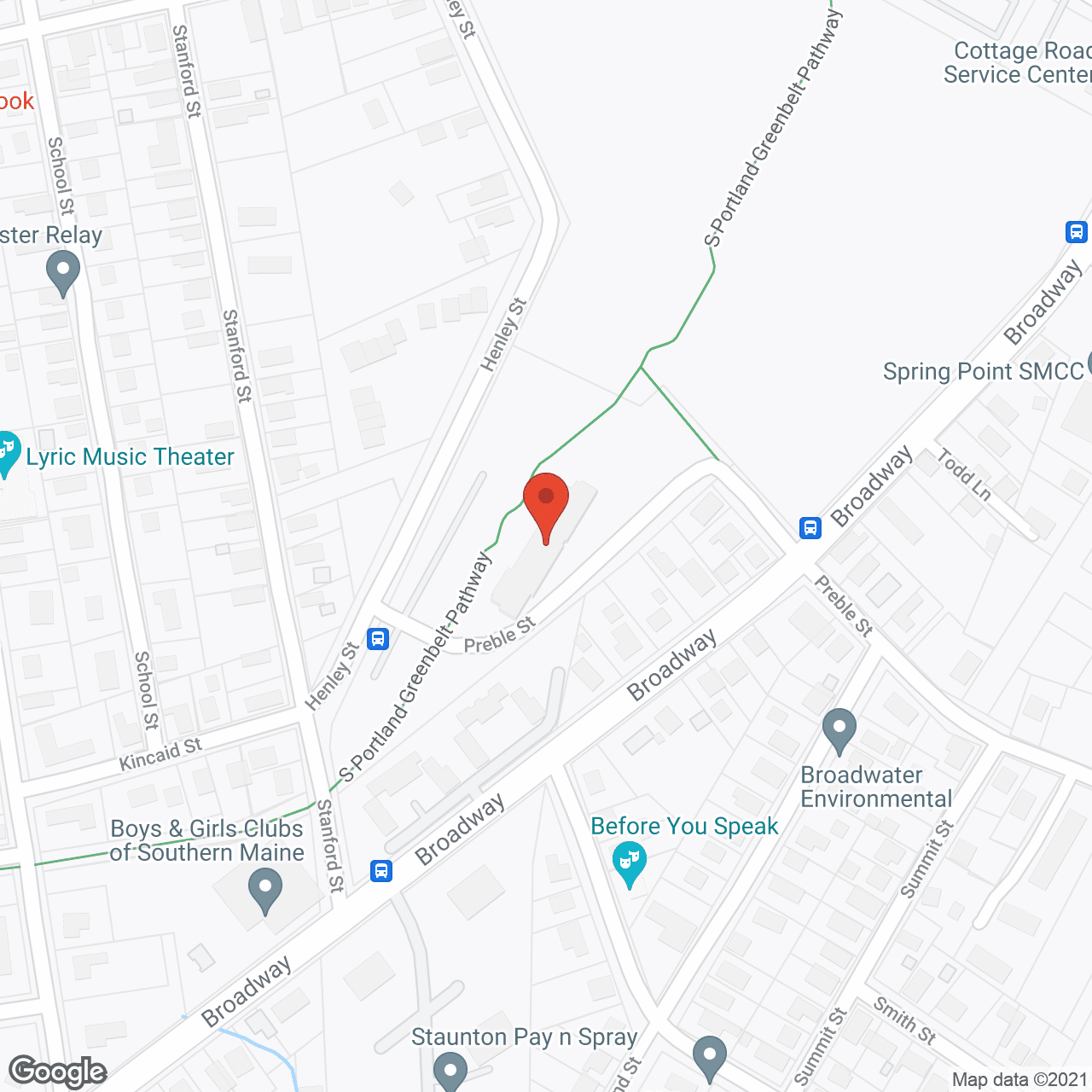 Map of the neighborhood around Betsy Ross House