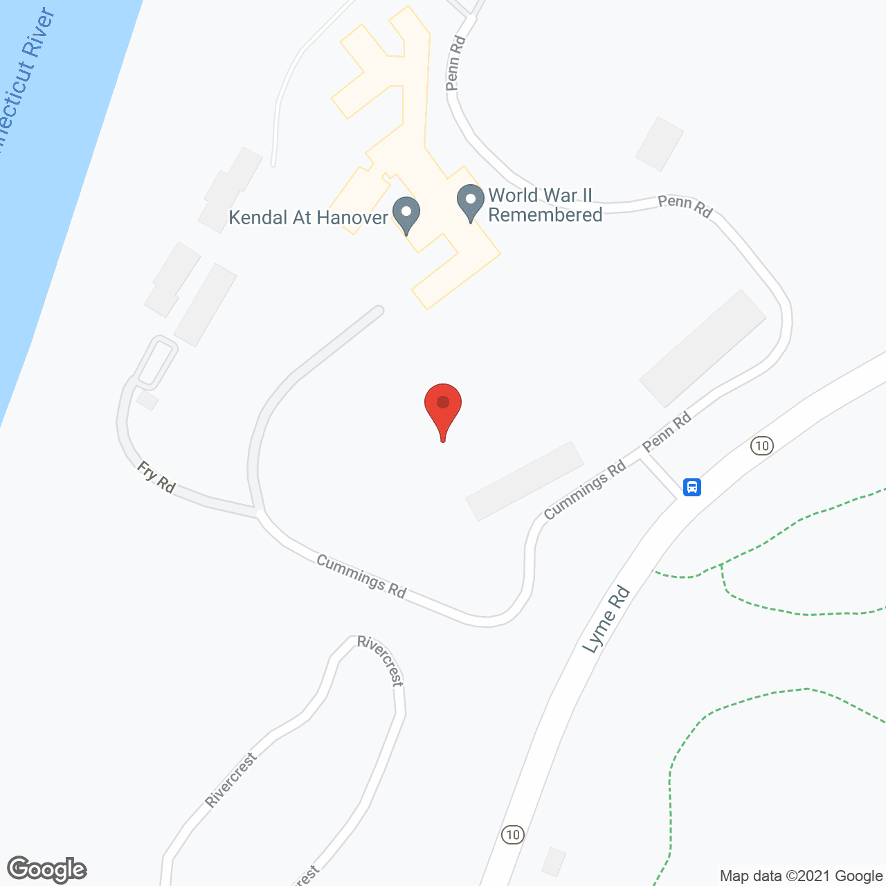 Map of the neighborhood around Kendall At Hanover