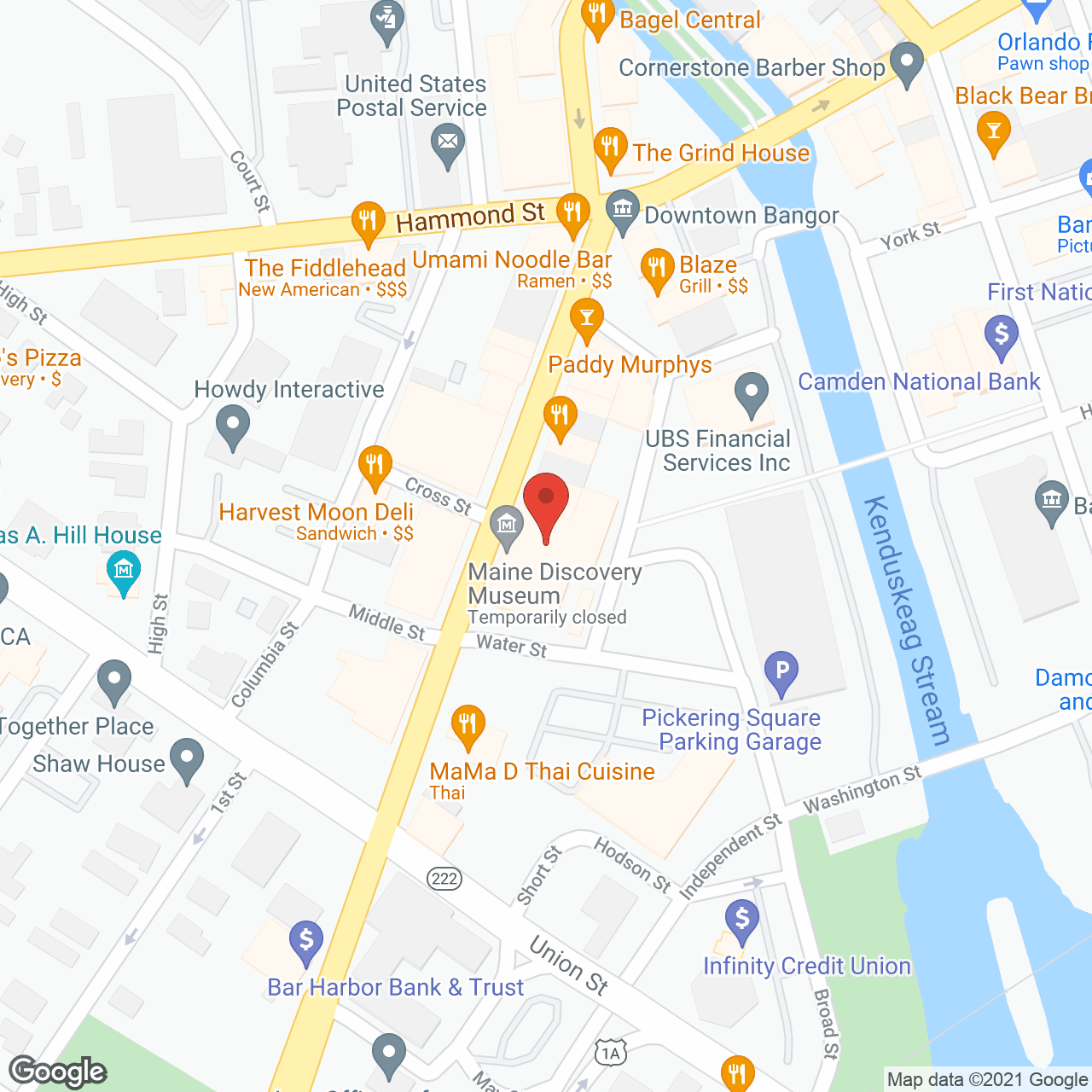 Map of the neighborhood around Freese's Building Apartments