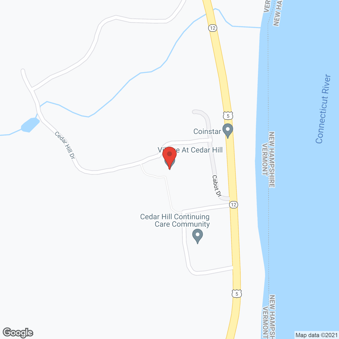 Map of the neighborhood around Village At Cedar Hill, Inc