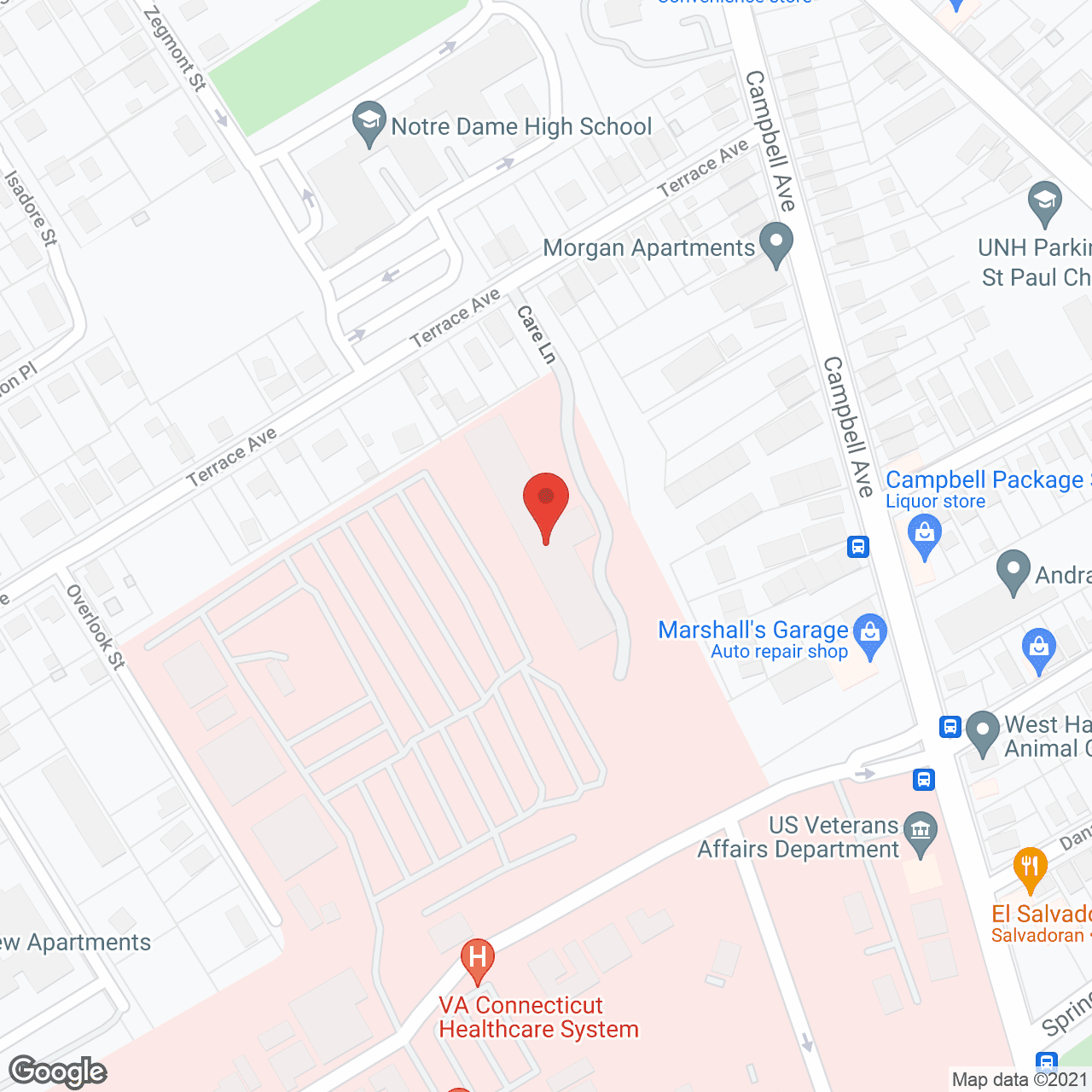 Map of the neighborhood around Center For Optimum Care At SVC
