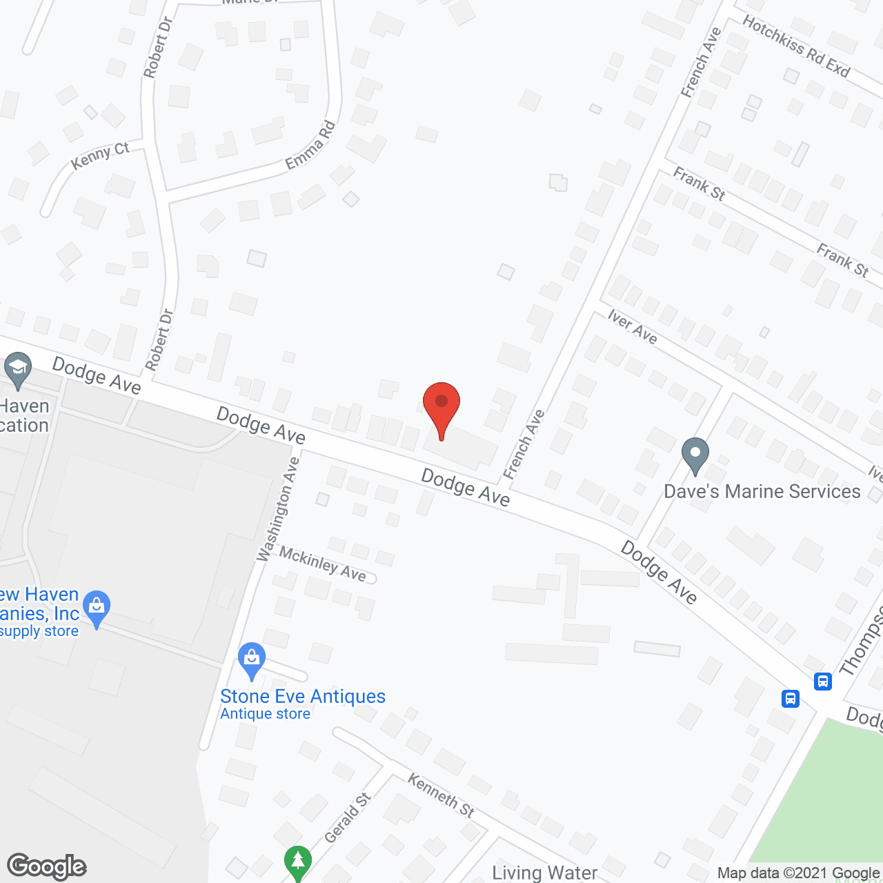 Map of the neighborhood around Yorkshire Manor Inc