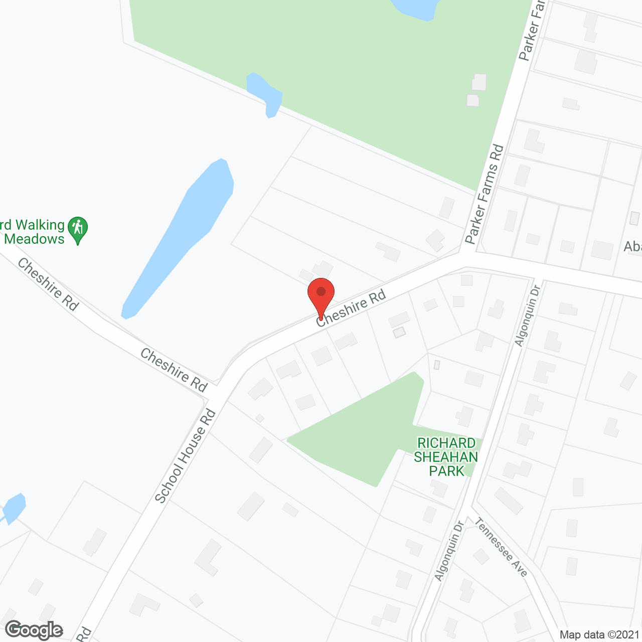 Map of the neighborhood around Masonicare at Ashlar Village