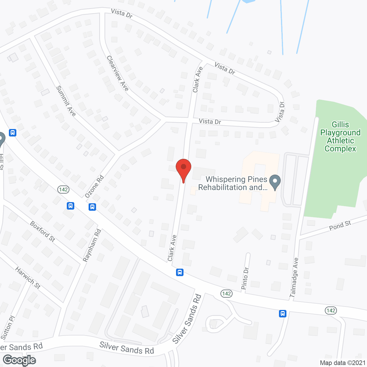 Map of the neighborhood around Caroline Manor