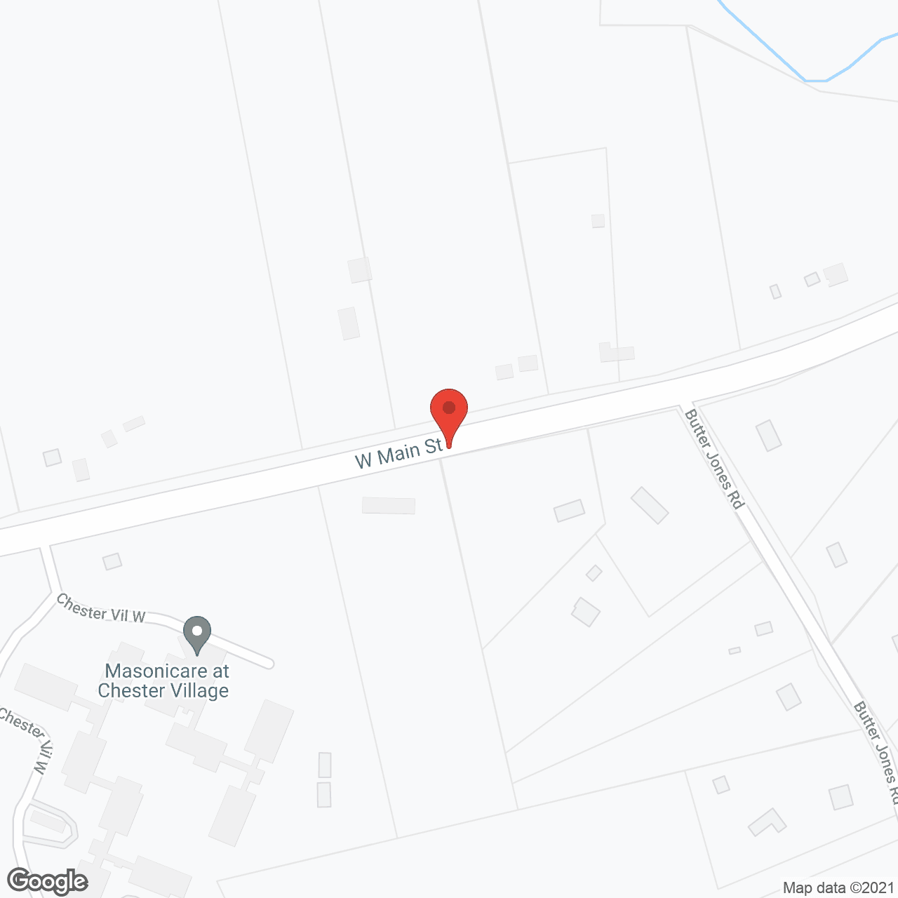 Map of the neighborhood around Masonicare at Chester Village