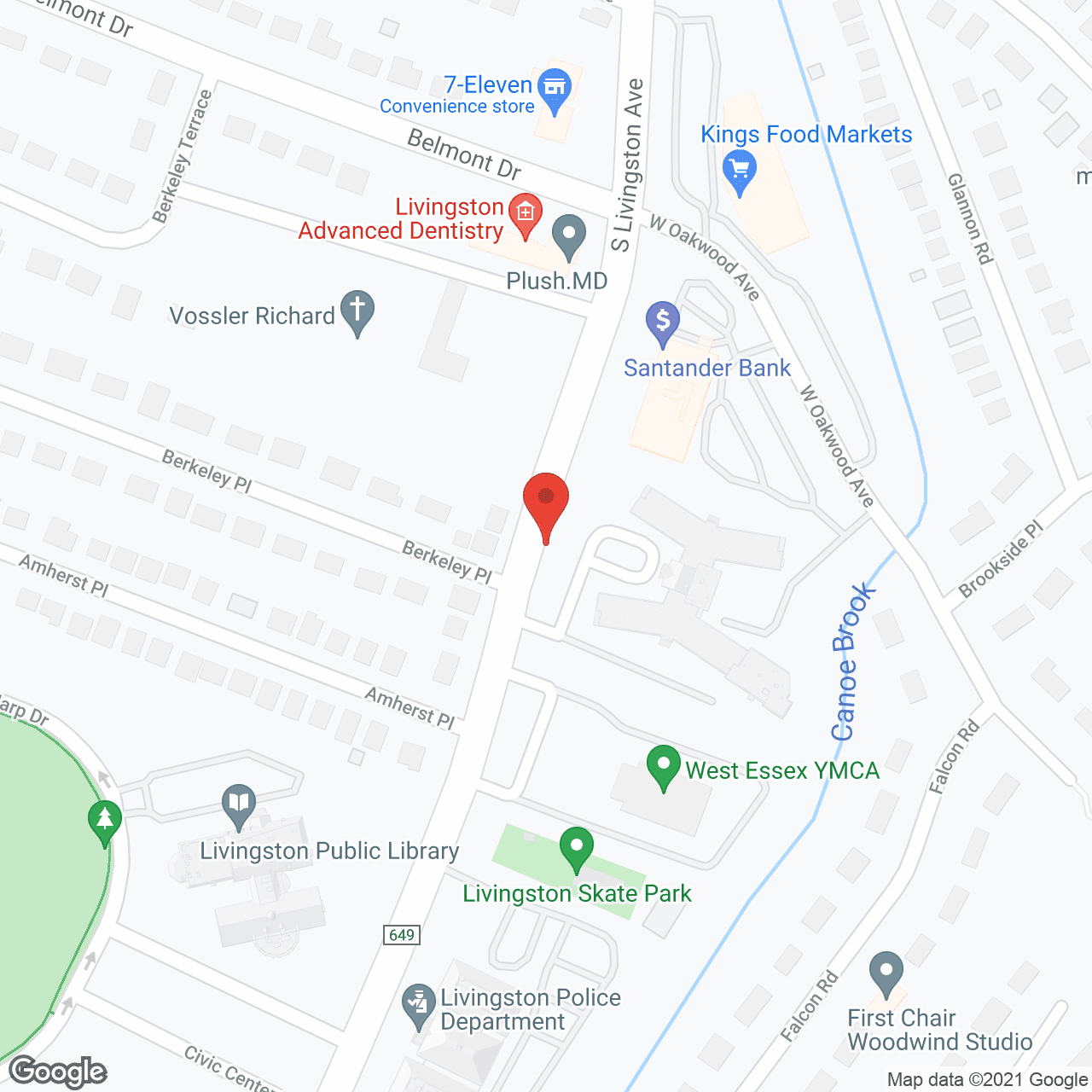 Map of the neighborhood around Inglemoor Rehabilitation and Care Center