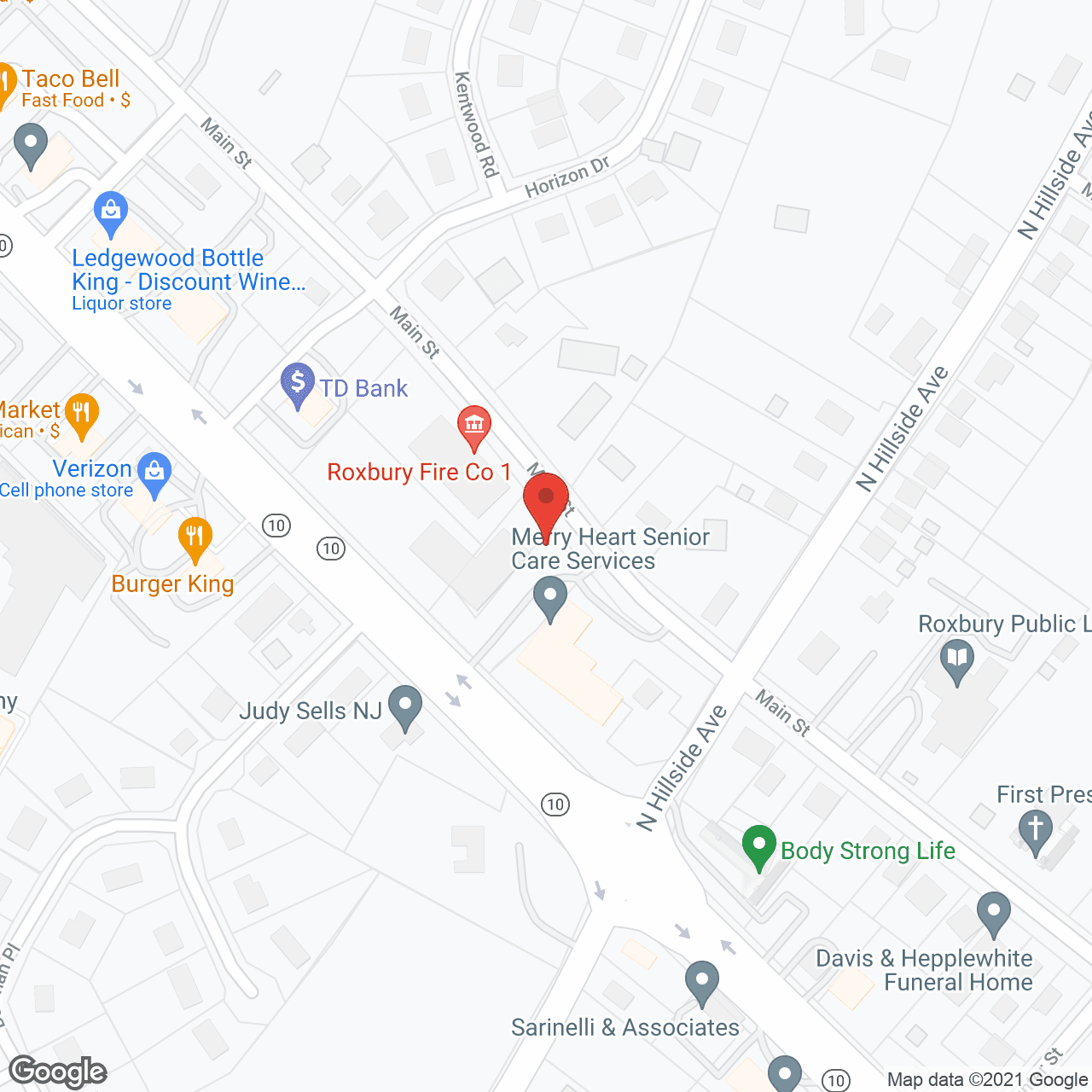 Map of the neighborhood around Merry Heart Assisted Living, LLC