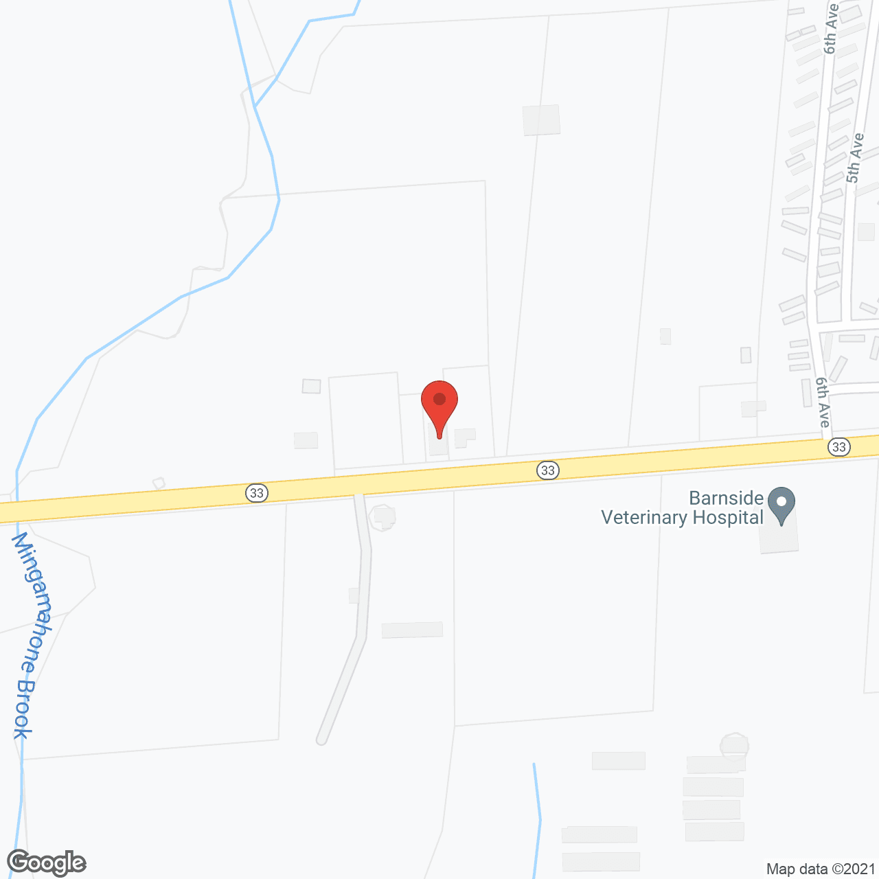 Map of the neighborhood around Howell Haven Home For the Aged