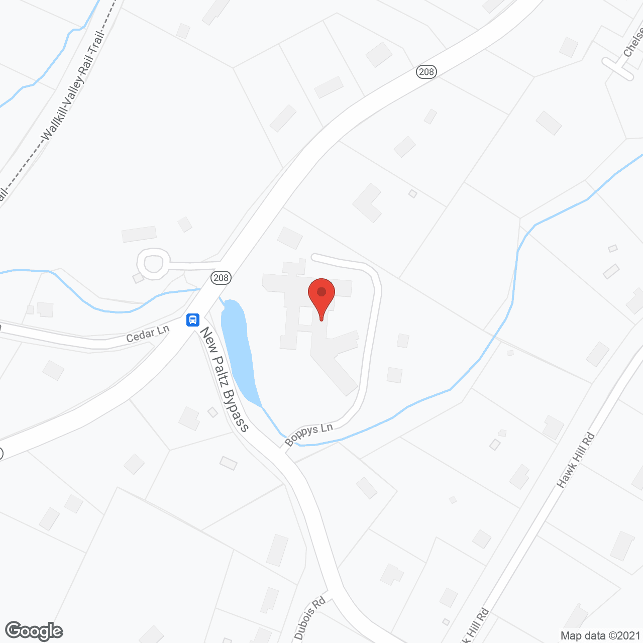 Map of the neighborhood around New Paltz Nursing Home