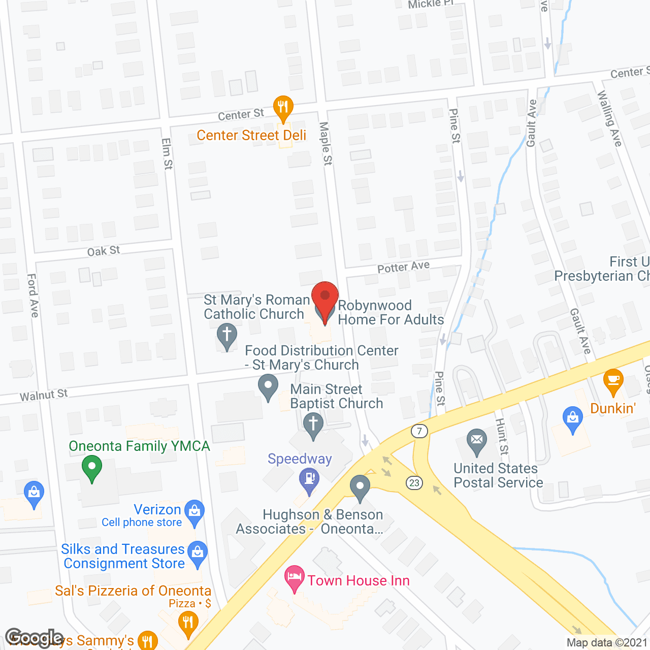 Map of the neighborhood around Robynwood Assisted Living
