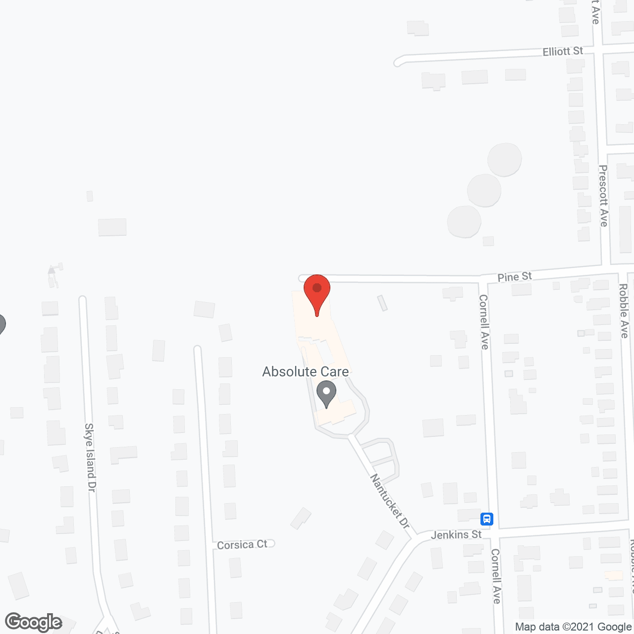 Map of the neighborhood around Absolut of Endicott