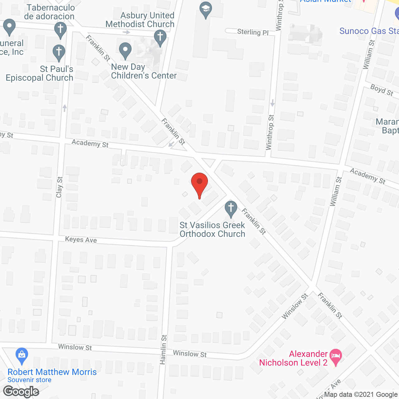 Map of the neighborhood around Share-A-Home