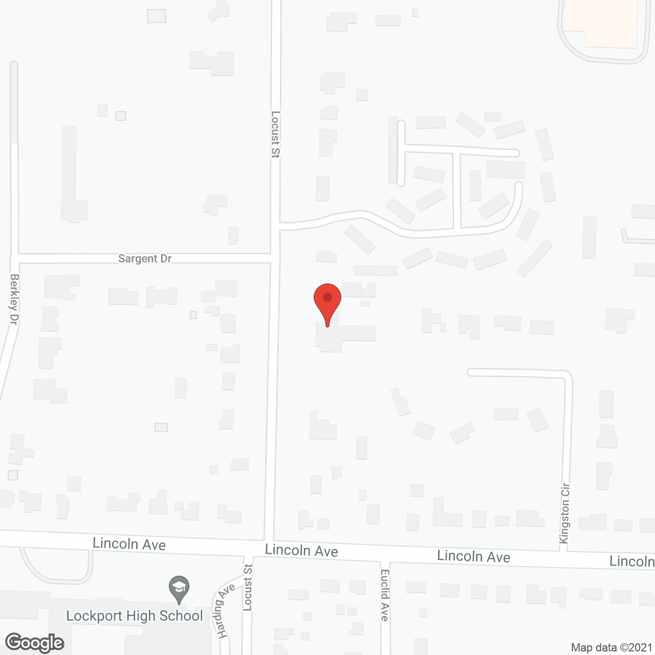 Map of the neighborhood around St Clare Manor