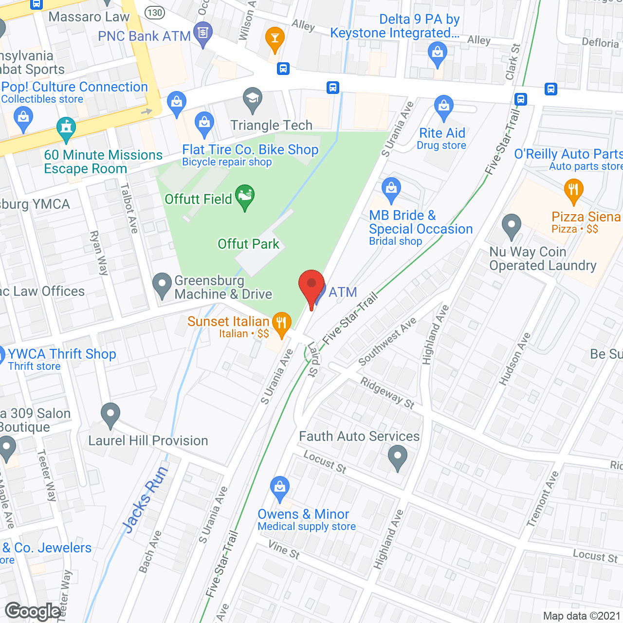 Map of the neighborhood around Mark Sayre Personal Care Home