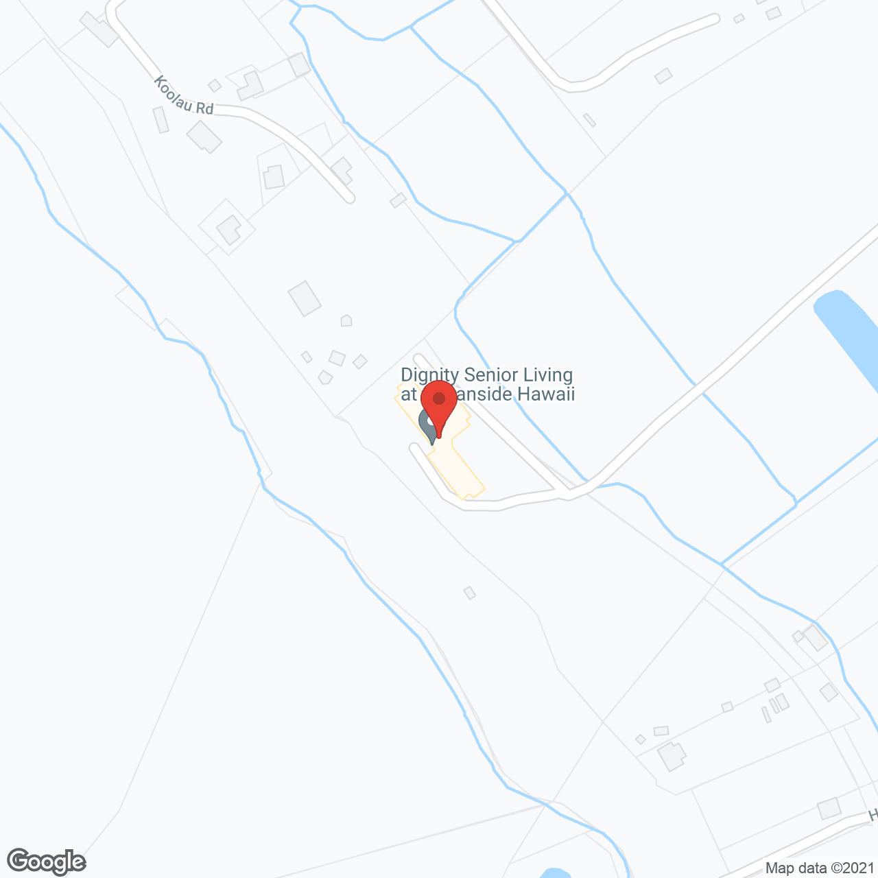 Map of the neighborhood around Oceanside Hawaii