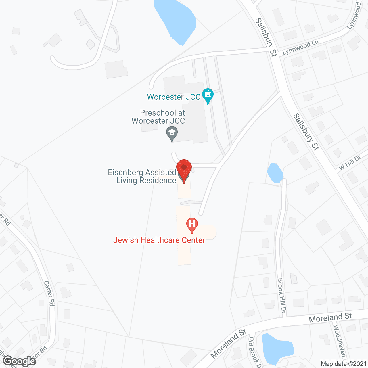 Map of the neighborhood around Gery & Emil Eisenberg Assisted
