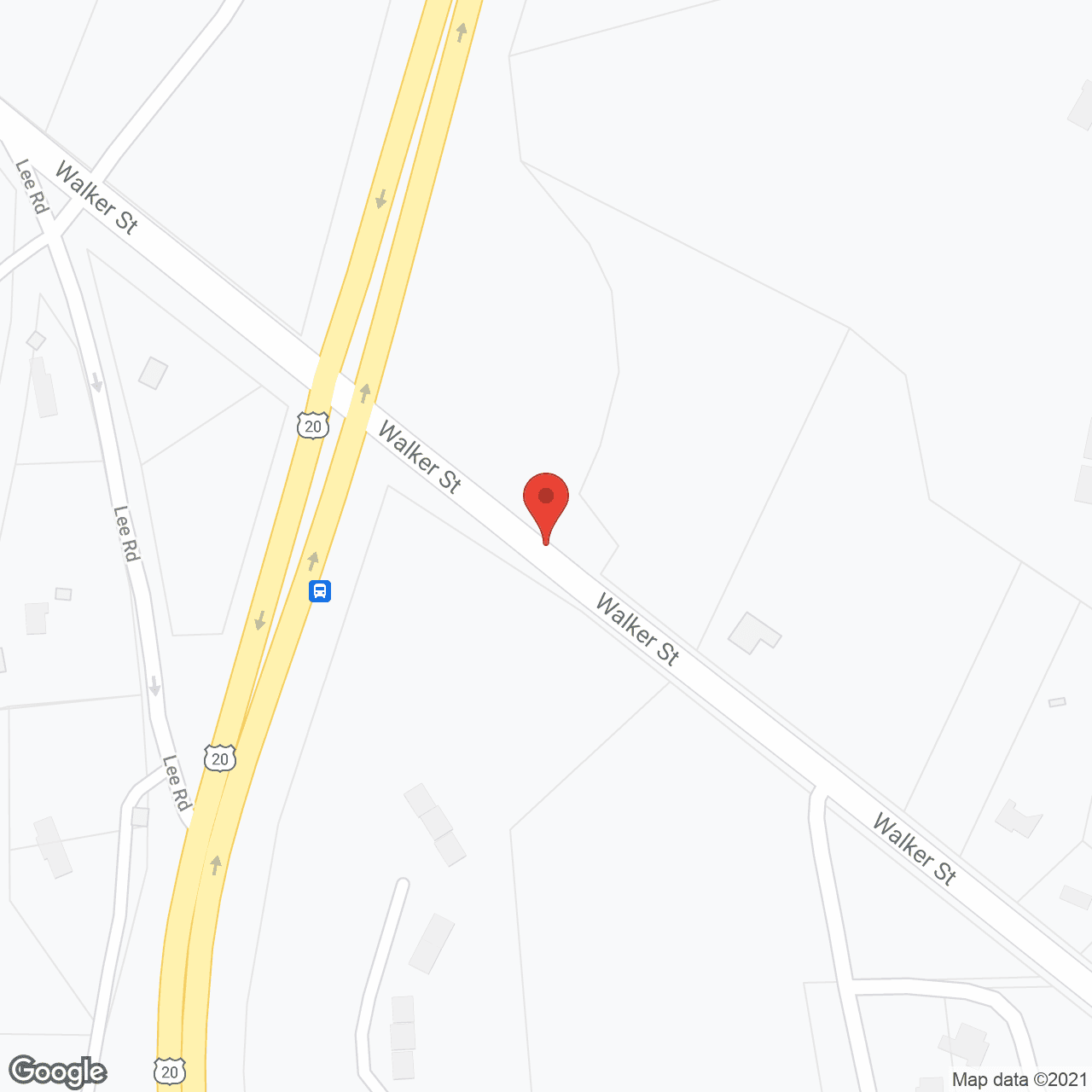 Map of the neighborhood around Kimball Farms, a CCRC