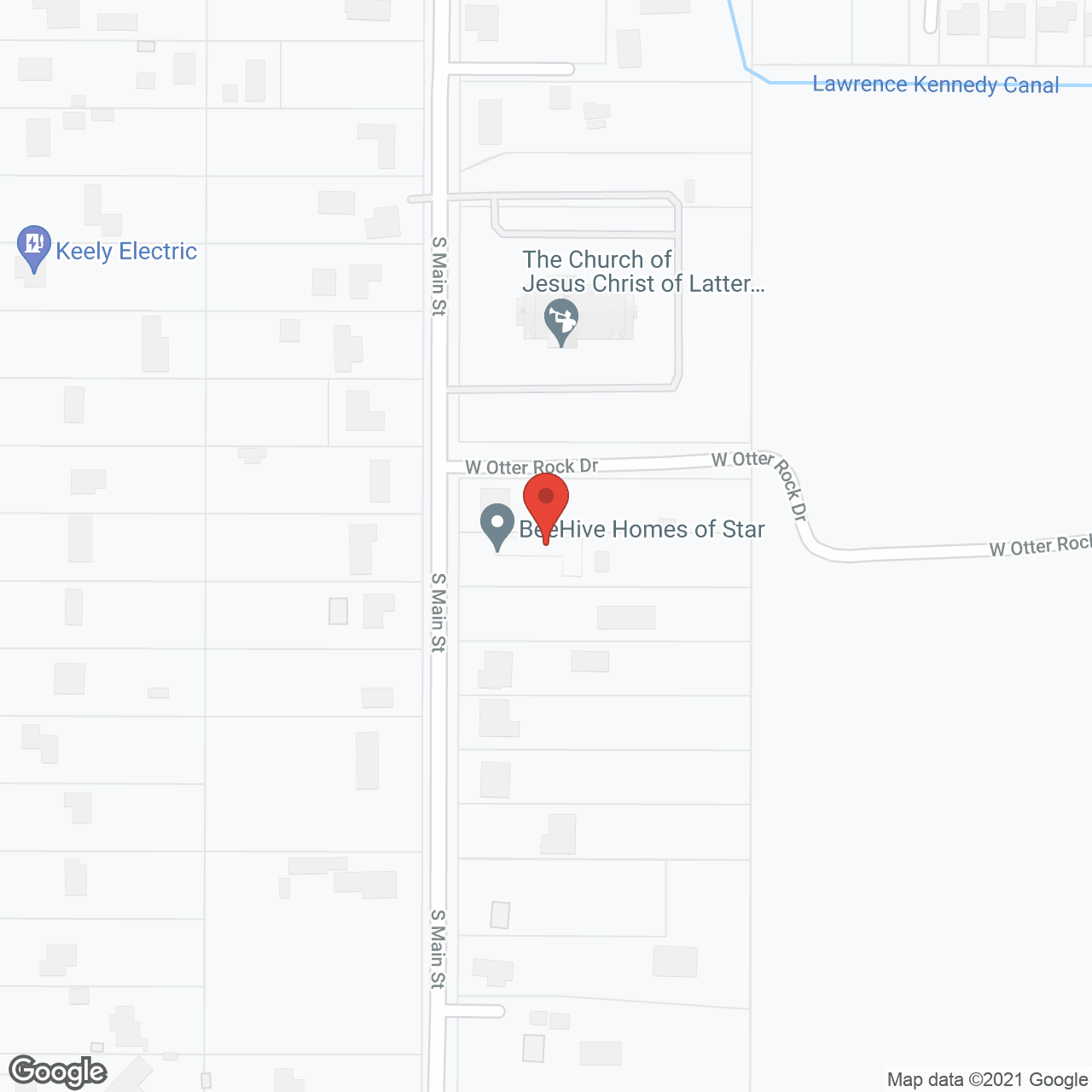 Map of the neighborhood around Autumn Cove