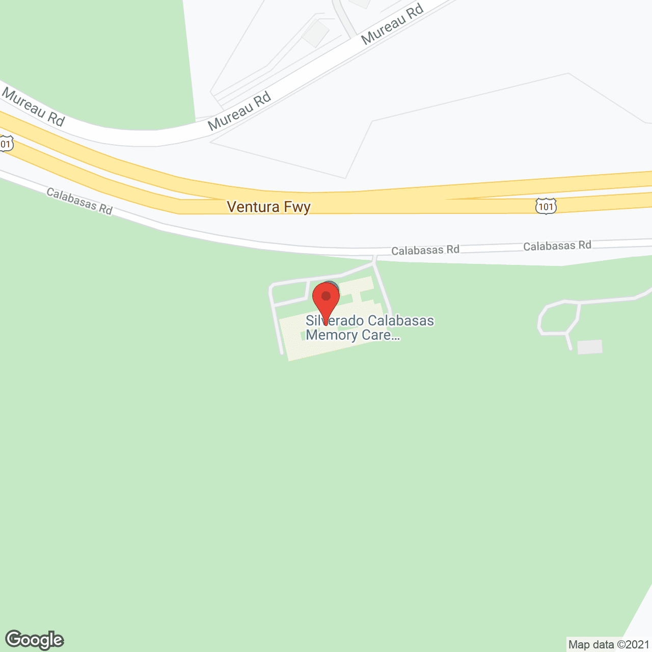 Silverado Calabasas in google map